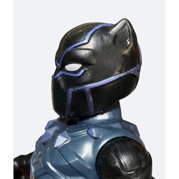 Hasbro 2018 Playskool Marvel Super Hero Adventures Black Panther 5” Figure Toy - Picture 8 of 9
